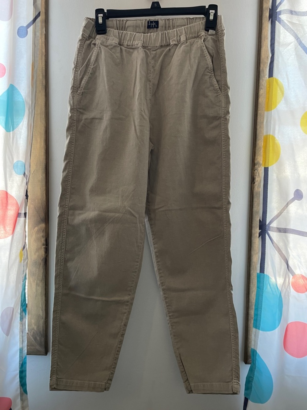 Il Gufo Elastic-Waist Tan Chinos 16A